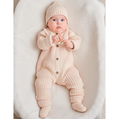 Вязаный комплект лапша 56-62 Luxury Baby РП-0099 1